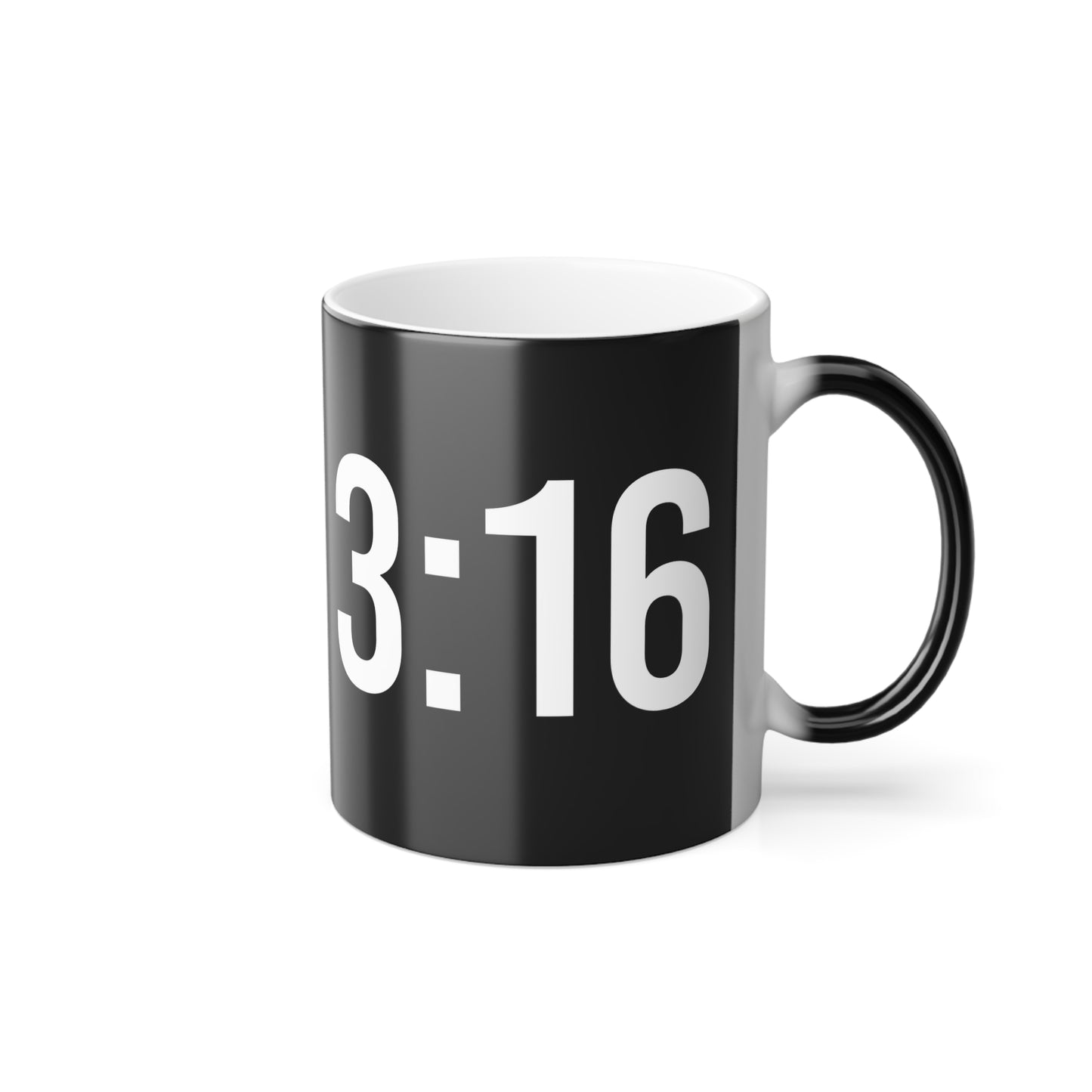 John 3:16 Color Morphing Coffee Mug Inspirational Christian Gift for Faith-Based Living for Coffee Lovers