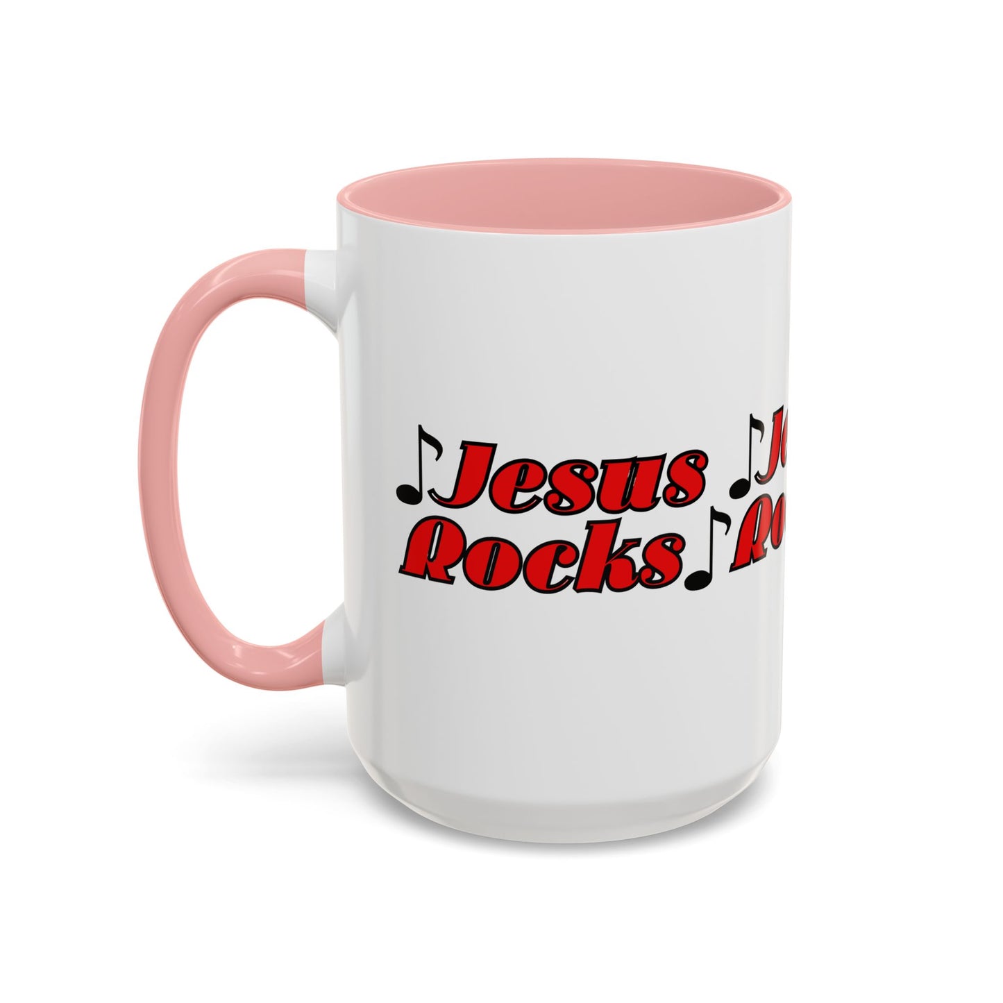 Jesus Rocks Coffee Mug Inspirational Biblical Gift for Faith Based Coffee Lovers