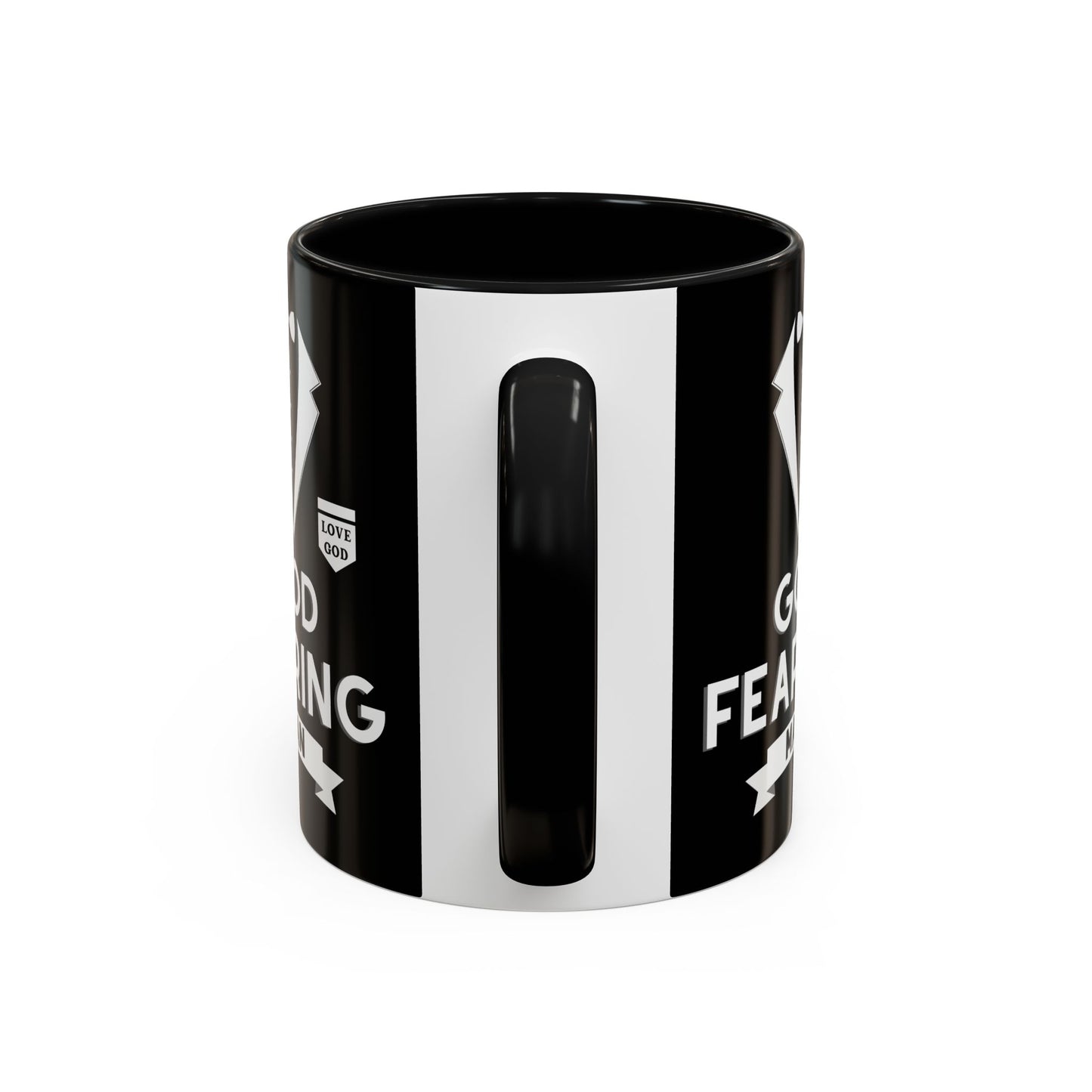 God Fearing Man Coffee Mug Inspirational Christian Gift for Him