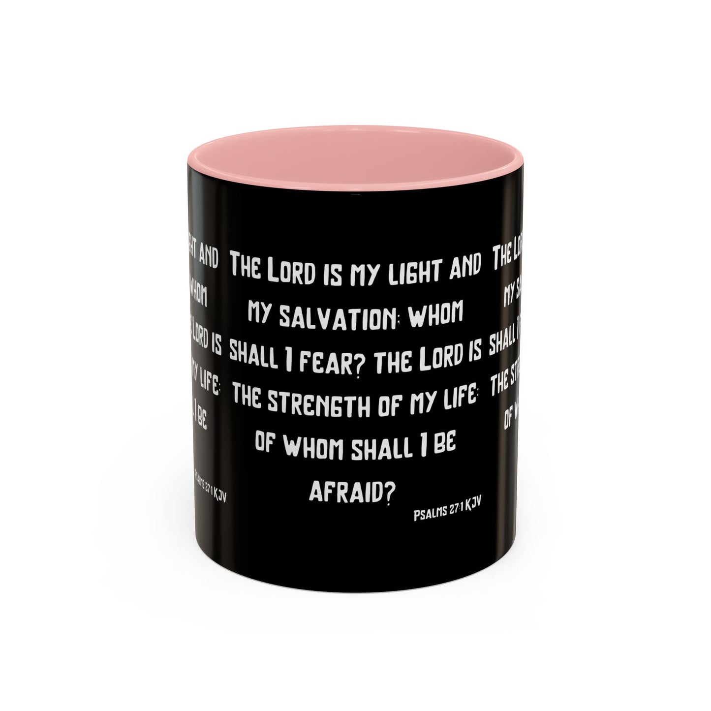 Psalms 27:1 KJV Coffee Mug The Lord is My Light and My Salvation Inspirational Christian Gift for Faith Based Coffee Lovers