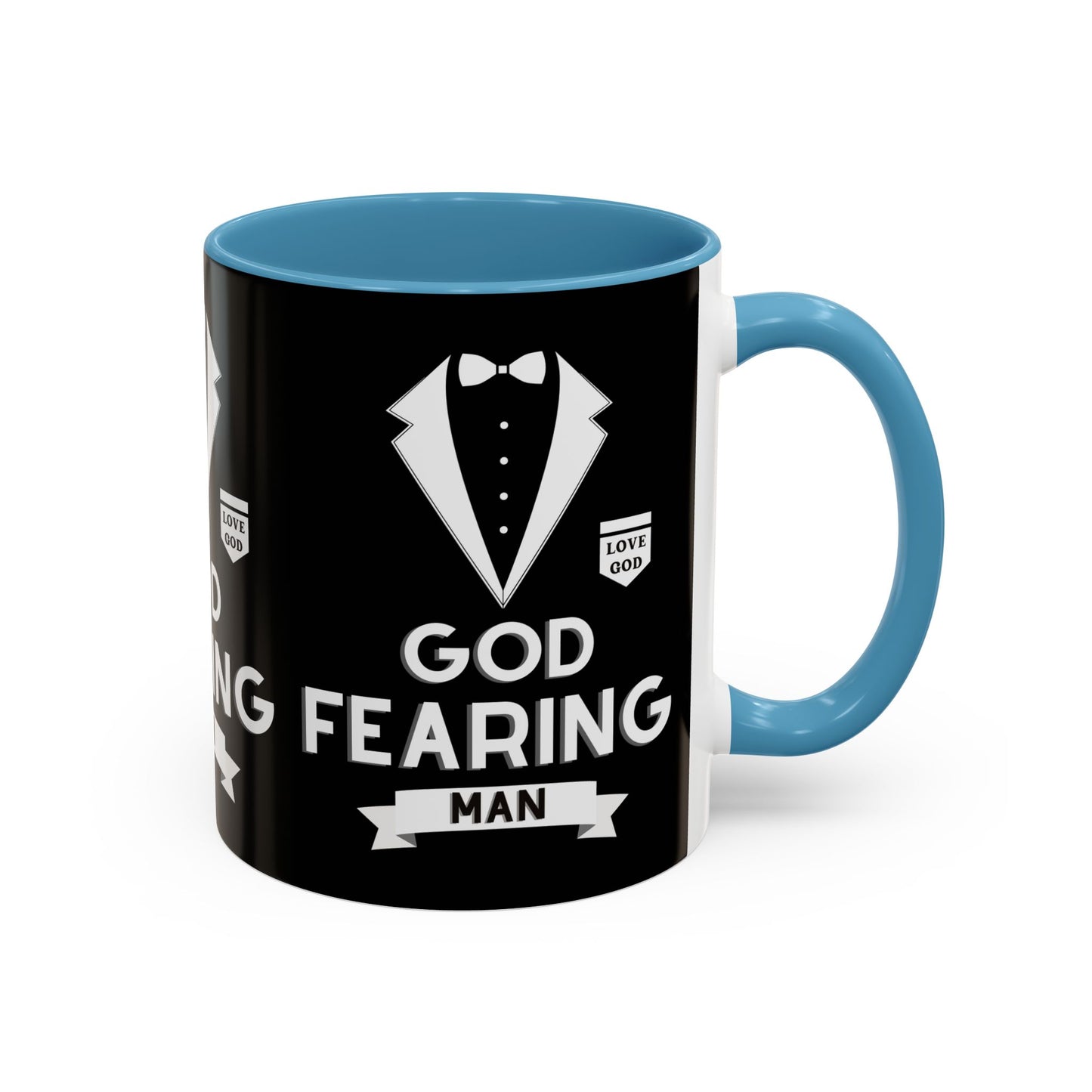 God Fearing Man Coffee Mug Inspirational Christian Gift for Him