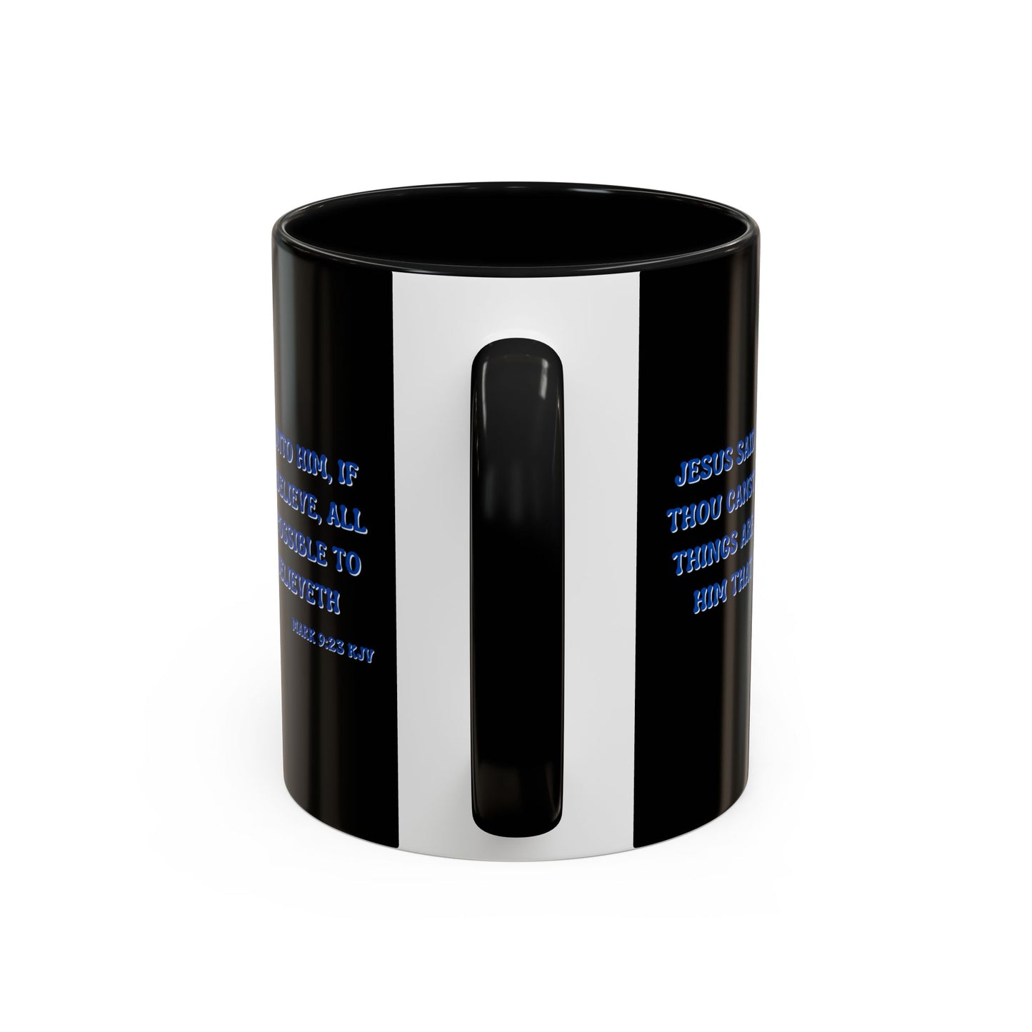 Mark 9:23 KJV Bible Verse Coffee Mug Faith Based Christian Gift