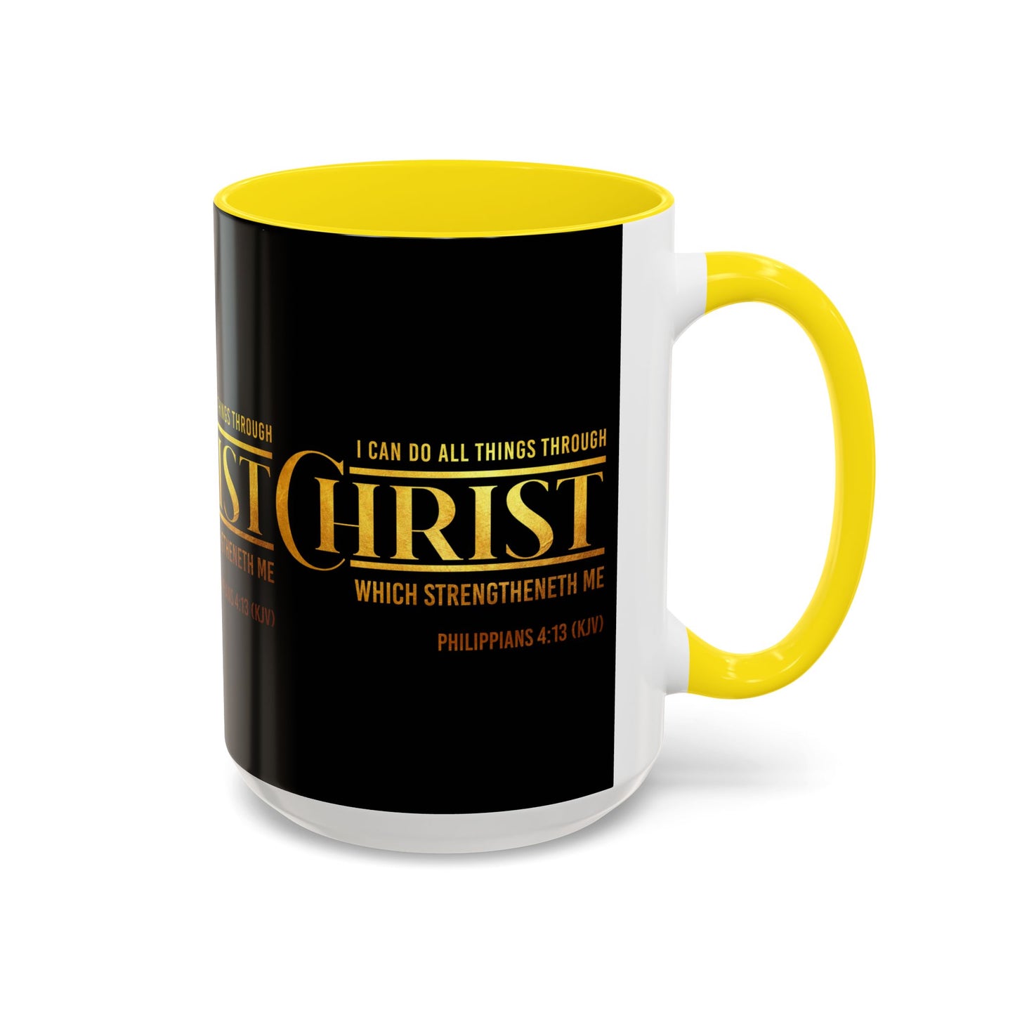 Philippians 4:13 KJV Coffee Mug I Can Do All Things Faith Based Gift