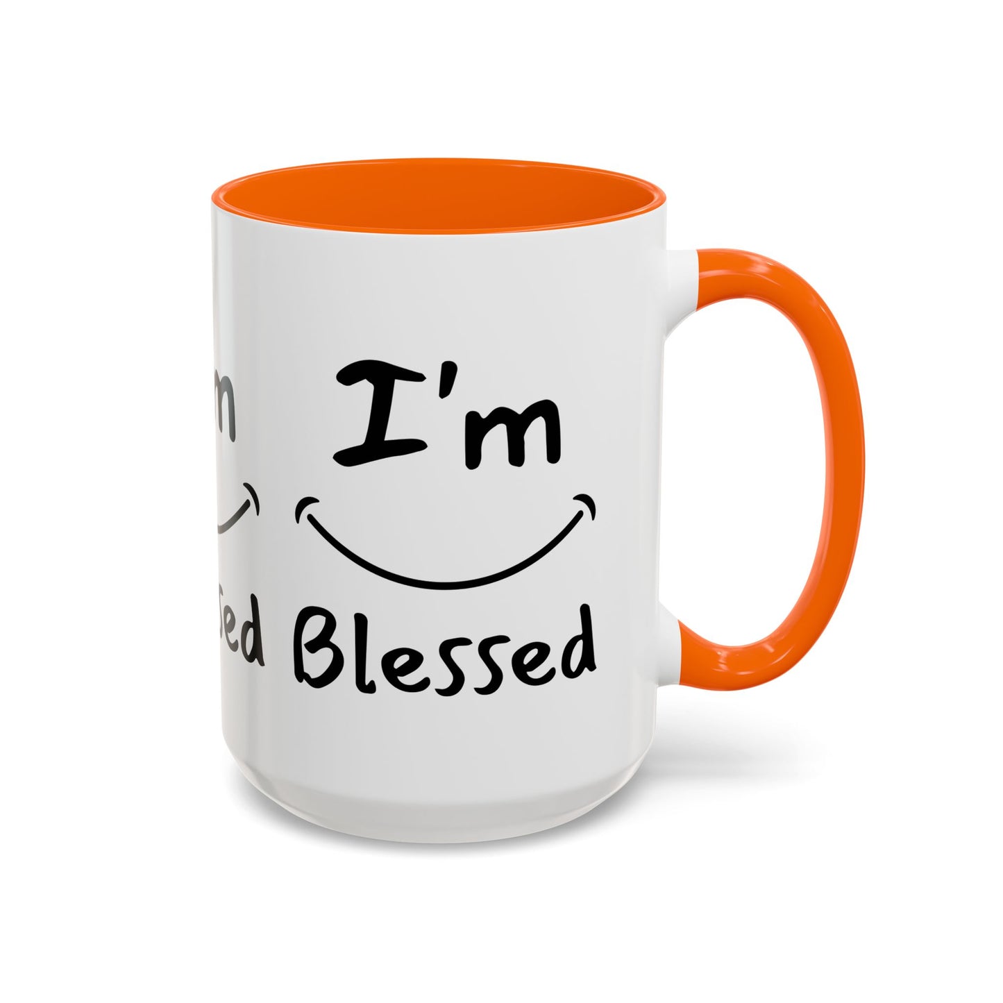 I'm Blessed Coffee Mug Inspirational Christian Gift for Faith-Based Living