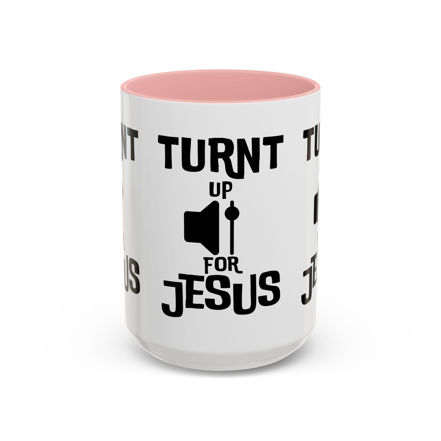 Turnt Up For Jesus Coffee Mug Biblical Christian Gift for Faith-Based Coffee Lovers