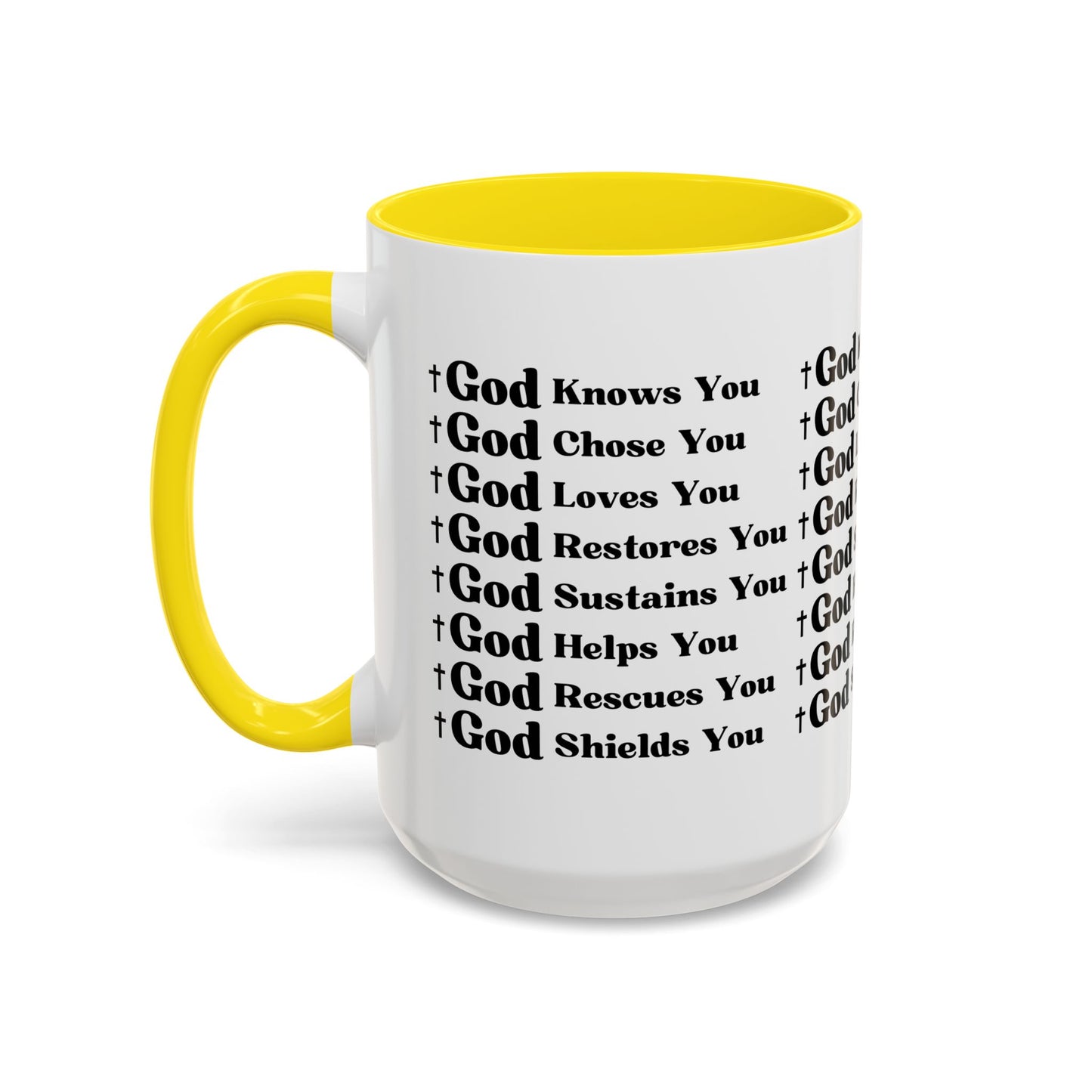 God's Love and Promises Faith-Filled Coffee Mug Faith Hope And Love Christian Gift for Coffee Lovers