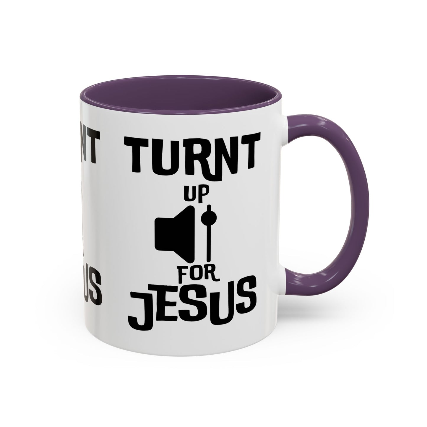 Turnt Up For Jesus Coffee Mug Biblical Christian Gift for Faith-Based Coffee Lovers