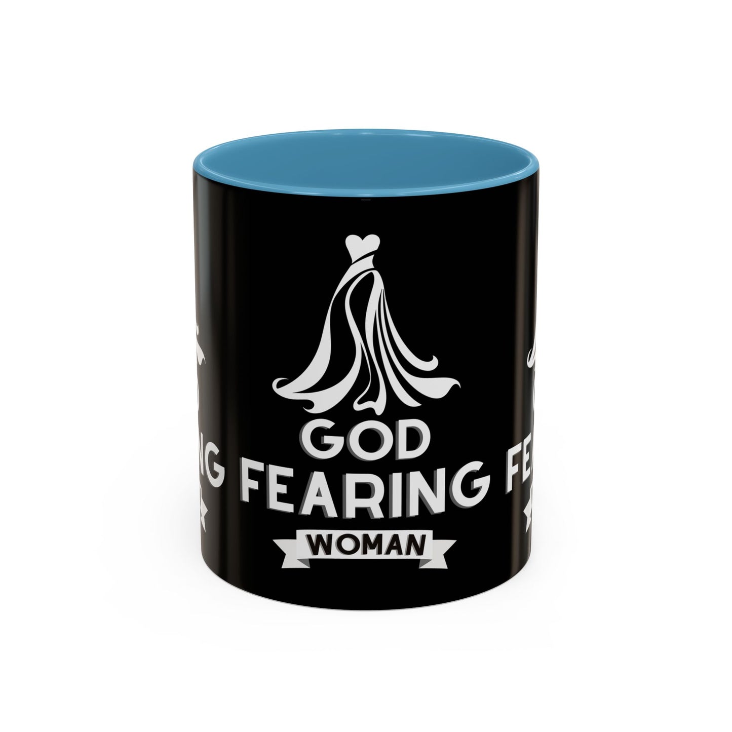 God Fearing Woman Coffee Mug Inspirational Christian Gift for Her