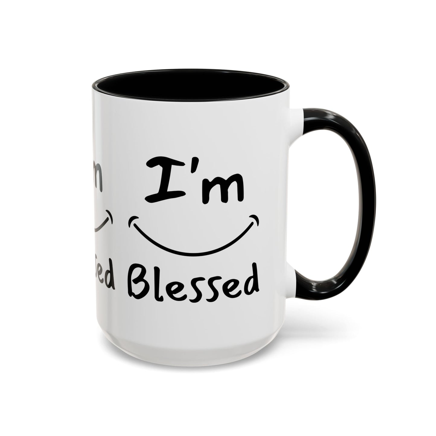 I'm Blessed Coffee Mug Inspirational Christian Gift for Faith-Based Living