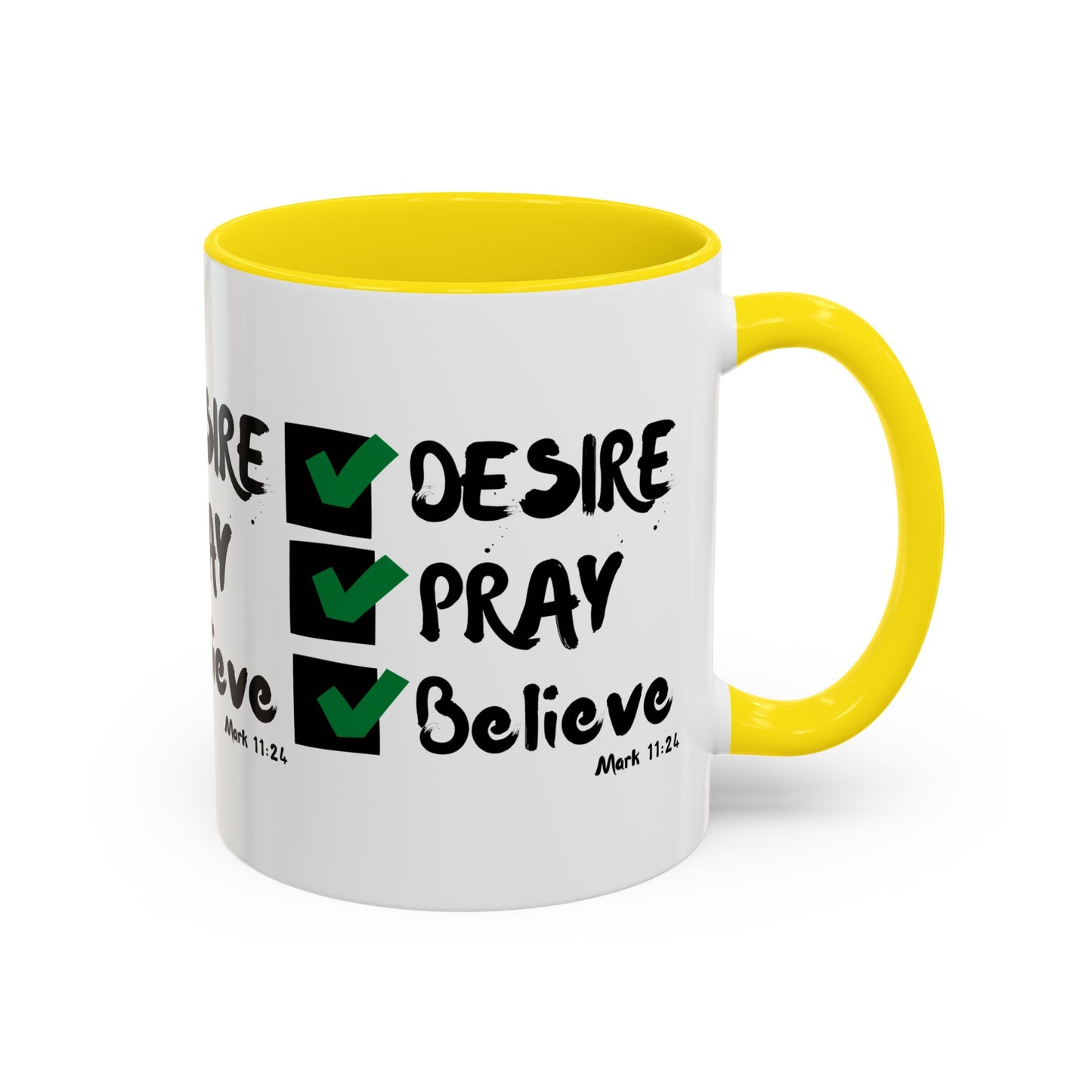 Mark 11:24 KJV Bible Verse Coffee Mug Faith Based Christian Gift