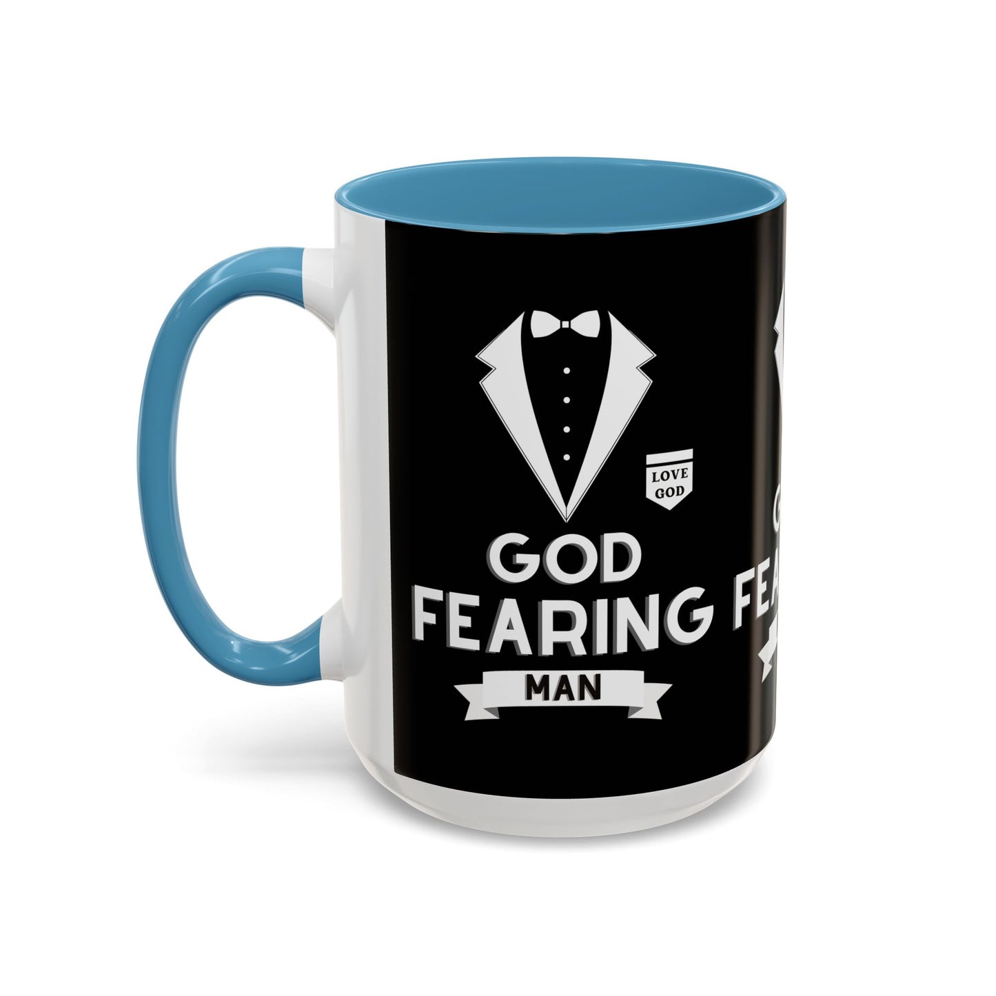 God Fearing Man Coffee Mug Inspirational Christian Gift for Him