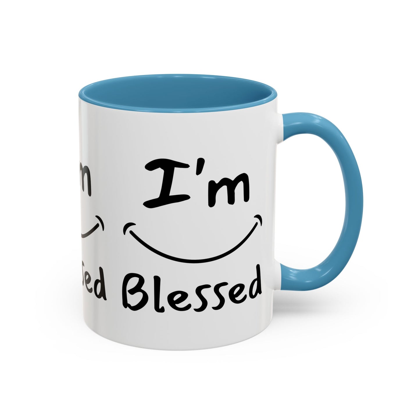 I'm Blessed Coffee Mug Inspirational Christian Gift for Faith-Based Living