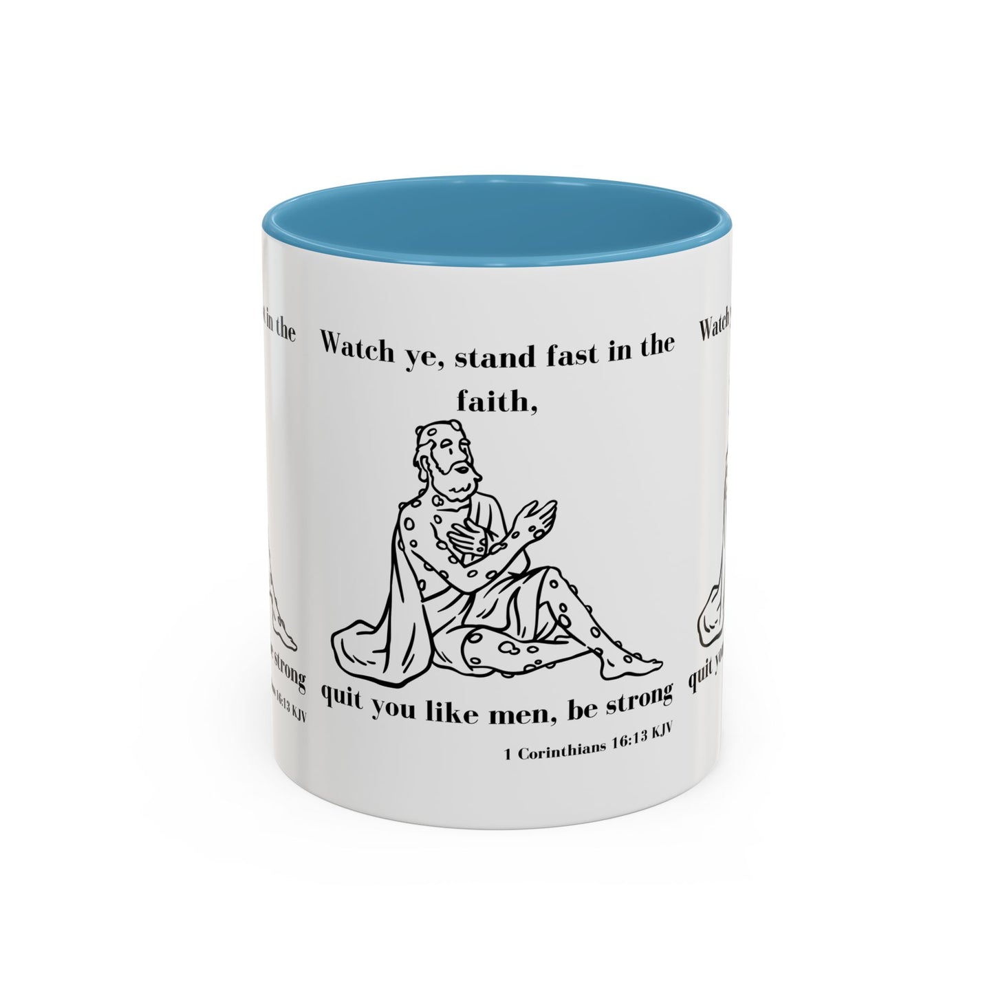 1 Corinthians 16:13 KJV Coffee Mug Stand Firm in the Faith Inspirational Christian Gift for Coffee Lovers